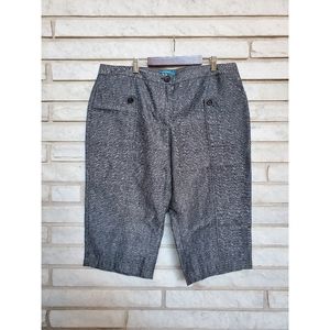 Derek Lam for Design Nation Grey Chambray Capri